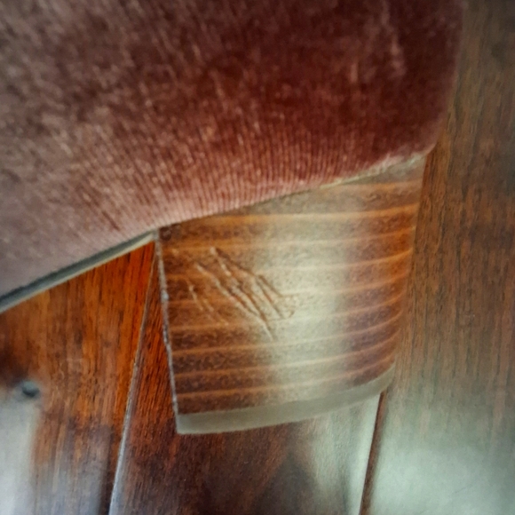 SOLE SOCIETY "Karoleena" Mauve Block Heel Pointy Toe Loafer - Size 7 - Picture 5 of 8